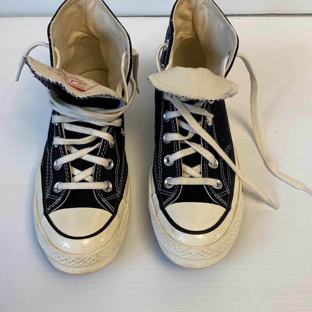 Converse Black and White High-Top Sneakers